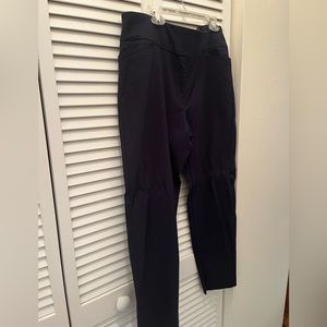 Navy slip on stretchy pants! Wear to work!